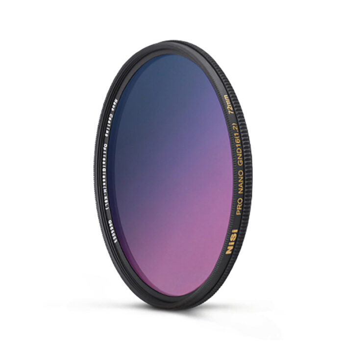NiSi 77mm Nano Coating Graduated Neutral Density Filter GND16 1.2 Circular Graduated ND Filters | NiSi Filters New Zealand | 2