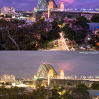 Natural Night With and Without