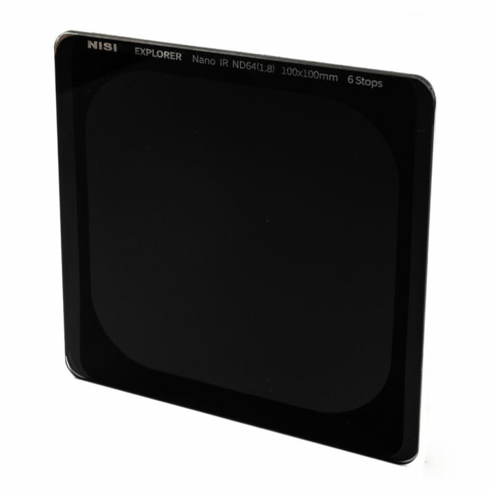 NiSi Explorer Collection 100x100mm Nano IR Neutral Density filter – ND64 (1.8) – 6 Stop 100mm Explorer Collection | NiSi Filters New Zealand | 2