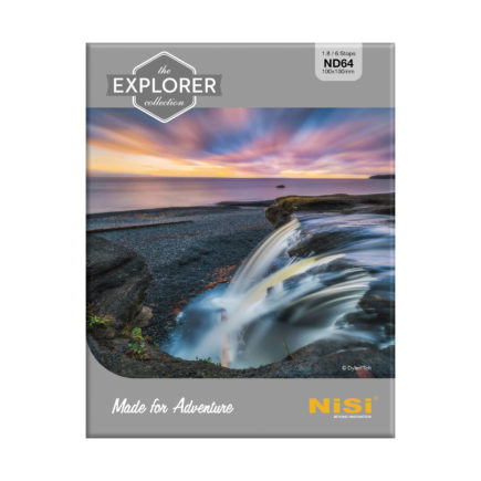 NiSi Explorer Collection 100x100mm Nano IR Neutral Density filter – ND64 (1.8) – 6 Stop 100mm Explorer Collection | NiSi Filters New Zealand |