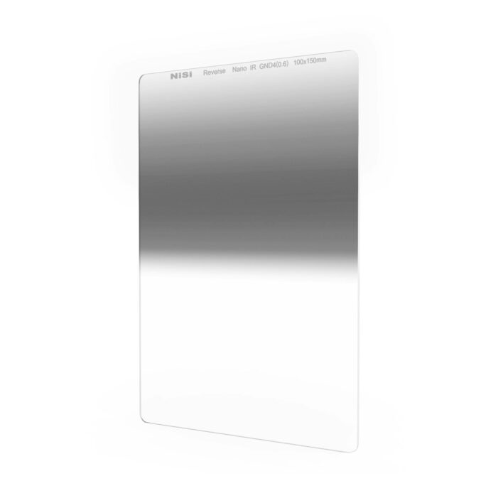 NiSi 100x150mm Reverse Nano IR Graduated Neutral Density Filter – ND4 (0.6) – 2 Stop 100x150mm Graduated Filters | NiSi Filters New Zealand |