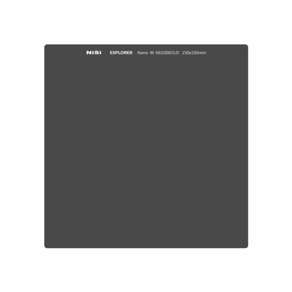 NiSi Explorer Collection 150x150mm Nano IR Neutral Density filter – ND1000 (3.0) – 10 Stop 150mm Explorer Collection | NiSi Filters New Zealand |