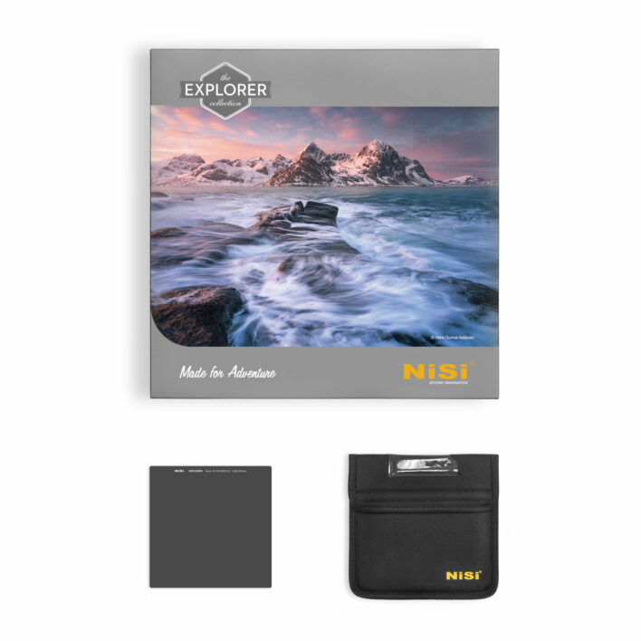 NiSi Explorer Collection 150x150mm Nano IR Neutral Density filter – ND1000 (3.0) – 10 Stop 150mm Explorer Collection | NiSi Filters New Zealand | 2