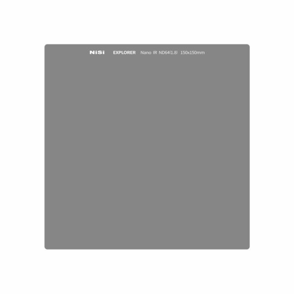 NiSi Explorer Collection 150x150mm Nano IR Neutral Density filter – ND64 (1.8) – 6 Stop 150mm Explorer Collection | NiSi Filters New Zealand |
