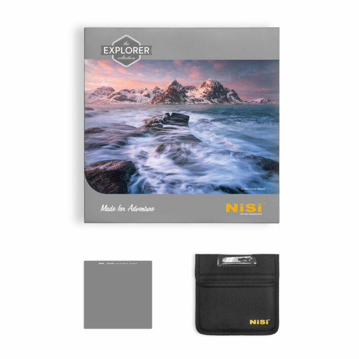 NiSi Explorer Collection 150x150mm Nano IR Neutral Density filter – ND64 (1.8) – 6 Stop 150mm Explorer Collection | NiSi Filters New Zealand | 2