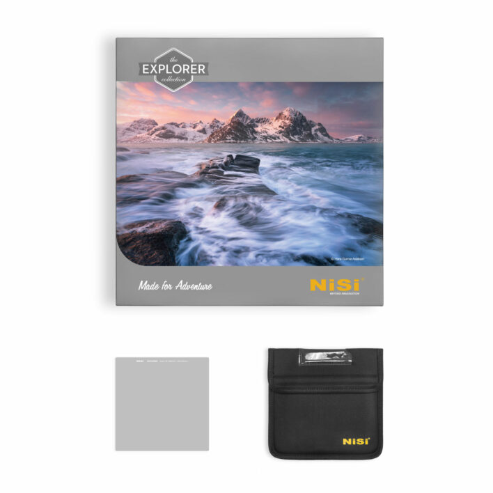 NiSi Explorer Collection 150x150mm Nano IR Neutral Density filter – ND8 (0.9) – 3 Stop 150mm Explorer Collection | NiSi Filters New Zealand | 2