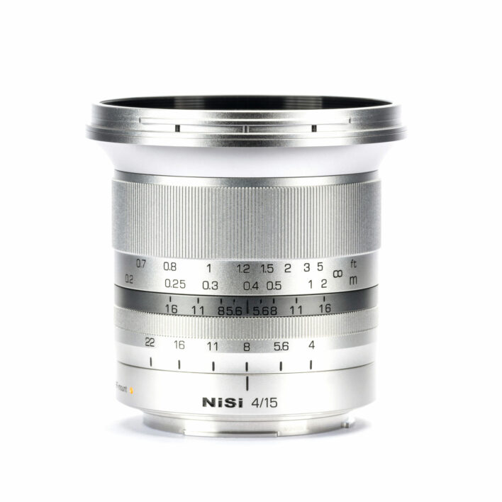 NiSi 15mm f/4 Sunstar Super Wide Angle Full Frame ASPH Lens in Silver (Nikon Z Mount) Nikon Z Mount | NiSi Filters New Zealand |