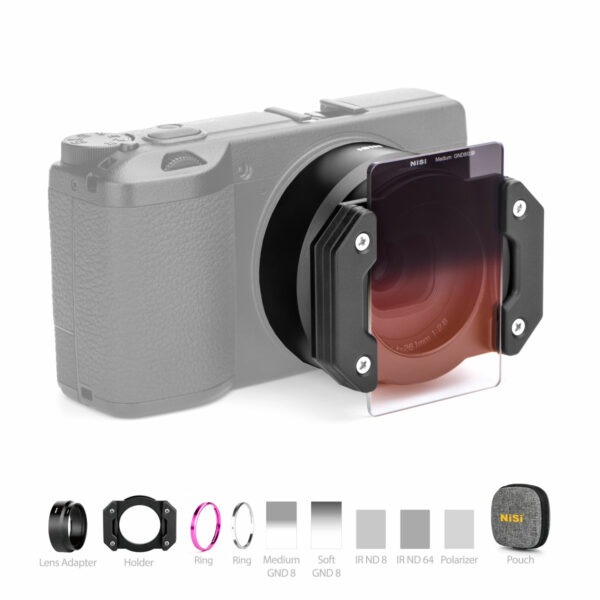 NiSi Compact Filter System for Ricoh GR3x (Master Kit) Filter Systems for Compact Cameras | NiSi Filters New Zealand |