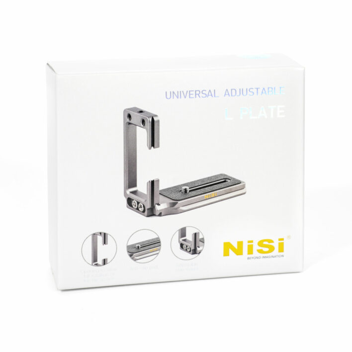 NiSi PRO NLP-CG Adjustable L Bracket for Camera with Flip Out Screen (Tripod mount point in the middle of the camera base) Camera Brackets and Quick Release Plates | NiSi Filters New Zealand | 24