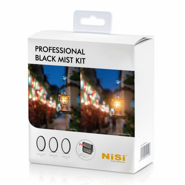 NiSi 82mm Professional Black Mist Kit with 1/2, 1/4, 1/8 and Case Circular Black Mist | NiSi Filters New Zealand |