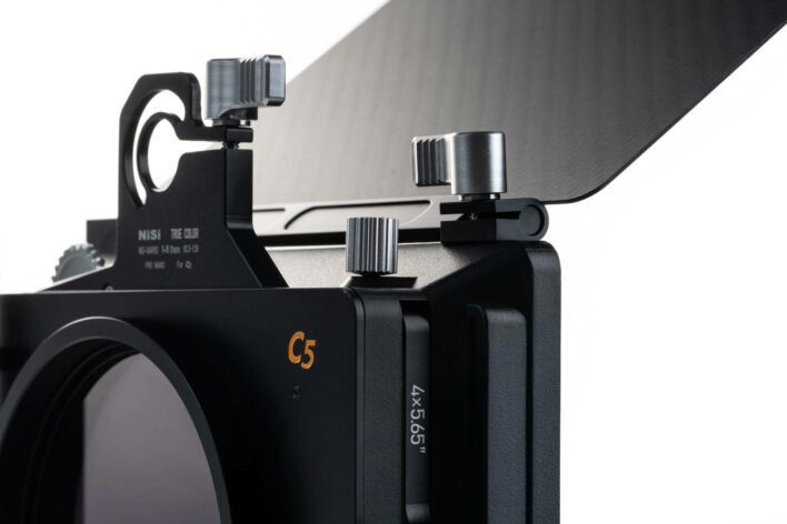 NiSi Cinema C5 Matte Box Filmmaker Kit (Matte Box, VND 1-5 Stops, 4 Stop ND, Black Mist 1/8, Adaptors and Pouch) C5 Matte Box System | NiSi Filters New Zealand | 12