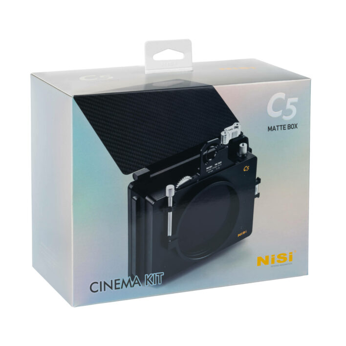 NiSi Cinema C5 Matte Box Cinema Kit (Matte Box, VND 1-5 Stops, Rotating PL, 4 Stop ND, Black Mist 1/8, Adaptors and Pouch) C5 Matte Box System | NiSi Filters New Zealand | 14