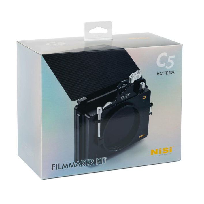 NiSi Cinema C5 Matte Box Filmmaker Kit (Matte Box, VND 1-5 Stops, 4 Stop ND, Black Mist 1/8, Adaptors and Pouch) C5 Matte Box System | NiSi Filters New Zealand | 21