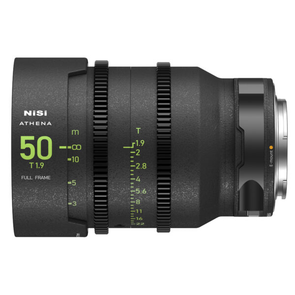 NiSi 50mm ATHENA PRIME Full Frame Cinema Lens T1.9 (E Mount) E Mount | NiSi Filters New Zealand |