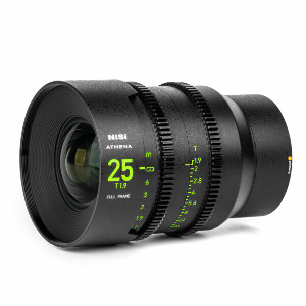 NiSi 25mm ATHENA PRIME Full Frame Cinema Lens T1.9 (E Mount | No Drop In Filter) E Mount | NiSi Filters New Zealand |