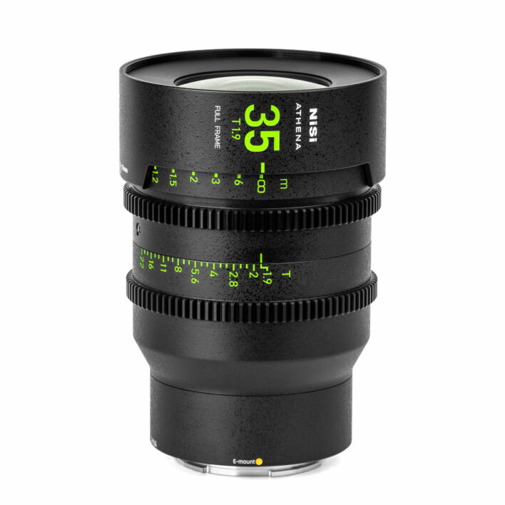 NiSi ATHENA PRIME Full Frame Cinema Lens Kit with 5 Lenses 14mm T2.4, 25mm T1.9, 35mm T1.9, 50mm T1.9, 85mm T1.9 + Hard Case (E Mount | No Drop In Filter) E Mount | NiSi Filters New Zealand | 8