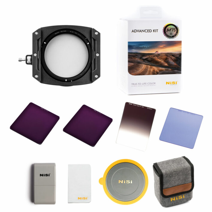 NiSi M75-II 75mm Advanced Kit with True Color NC CPL M75 Kits | NiSi Filters New Zealand |
