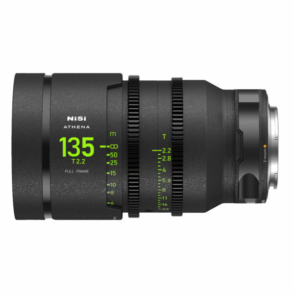 NiSi 135mm ATHENA PRIME Full Frame Cinema Lens T2.2 (E Mount) E Mount | NiSi Filters New Zealand |