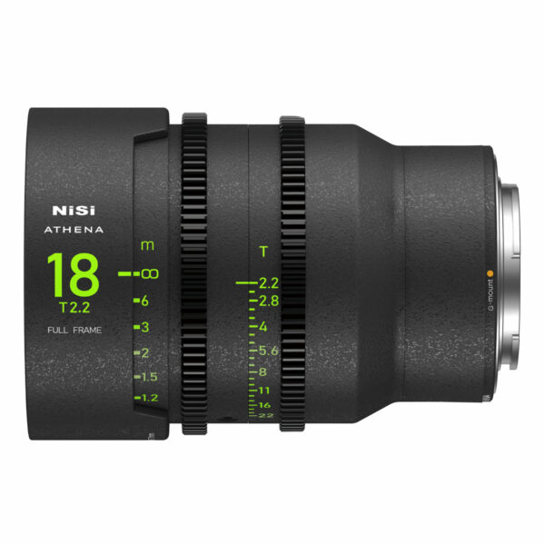 NiSi 18mm ATHENA PRIME Full Frame Cinema Lens T2.2 (G Mount | No Drop In Filter) G Mount | NiSi Filters New Zealand |