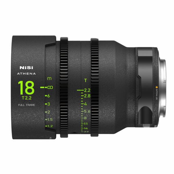 NiSi 18mm ATHENA PRIME Full Frame Cinema Lens T2.2 (RF Mount) NiSi Athena Cinema Lenses | NiSi Filters New Zealand |