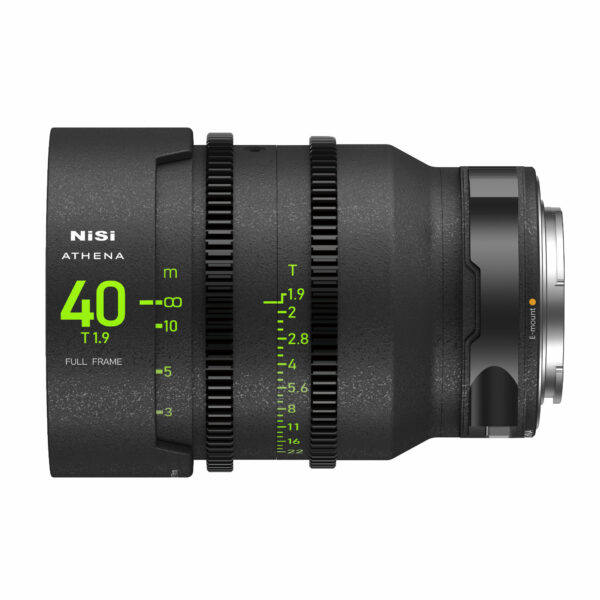 NiSi 40mm ATHENA PRIME Full Frame Cinema Lens T1.9 (E Mount) E Mount | NiSi Filters New Zealand |