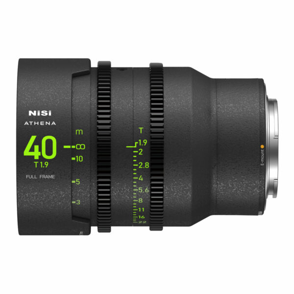 NiSi 40mm ATHENA PRIME Full Frame Cinema Lens T1.9 (E Mount | No Drop In Filter) E Mount | NiSi Filters New Zealand |