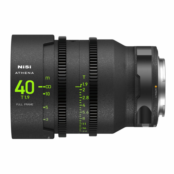 NiSi 40mm ATHENA PRIME Full Frame Cinema Lens T1.9 (L Mount) L Mount | NiSi Filters New Zealand |