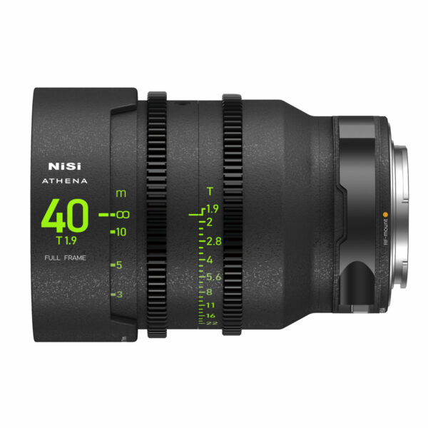 NiSi 40mm ATHENA PRIME Full Frame Cinema Lens T1.9 (RF Mount) NiSi Athena Cinema Lenses | NiSi Filters New Zealand | 2