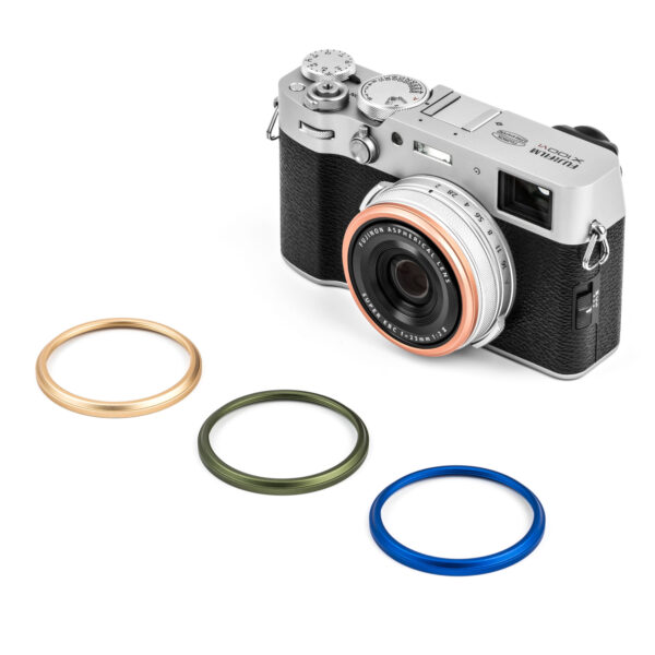 NiSi Color Rings Set for Fujifilm X100 series (Set of 4 – Gold, Rose Gold, Blue and Green) | NiSi Filters New Zealand | NiSi Color Rings Set for Fujifilm X100 series (Set of 4 – Gold, Rose Gold, Blue and Green) Filter Systems for Compact Cameras | NiSi Filters New Zealand |