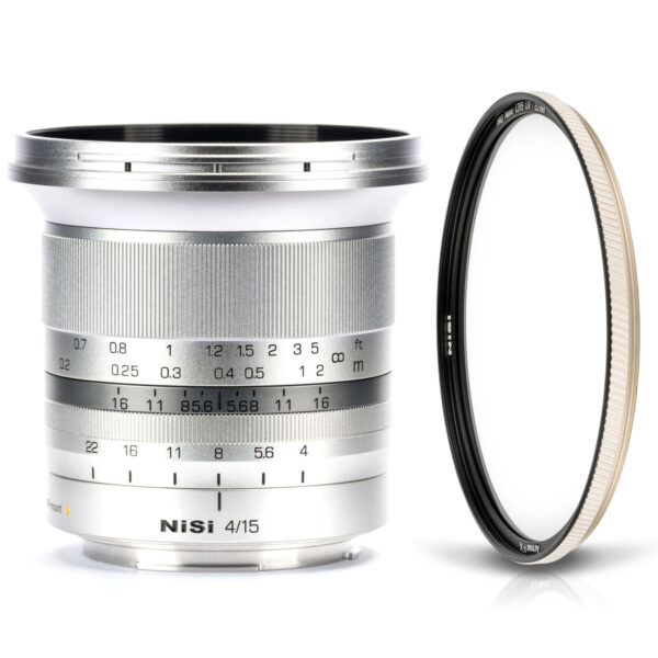 NiSi 15mm f/4 Sunstar Super Wide Angle Full Frame ASPH Lens (Sony E Mount) Silver + NiSi 72mm Armor FX UV Protection Filter Bundle | NiSi Filters New Zealand | NiSi 15mm f/4 Sunstar Super Wide Angle Full Frame ASPH Lens (Sony E Mount) Silver + NiSi 72mm Armor FX UV Protection Filter Bundle NiSi 15mm Wide Angle Lens (Full Frame) | NiSi Filters New Zealand |