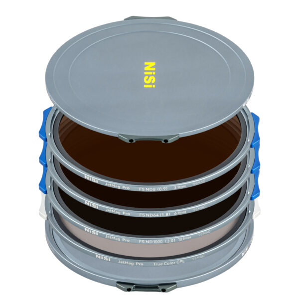 NiSi JetMag Pro Landscape ND Kit 95MAG Magnetic Filter Kit (FS ND 3 Stop, FS ND 6 Stop, FS ND 10 Stop, TC CPL, 86mm/95mm Adaptors, Two Front Caps,  Back Cap, Caddy Pouch) 95MAG | NiSi Filters New Zealand |