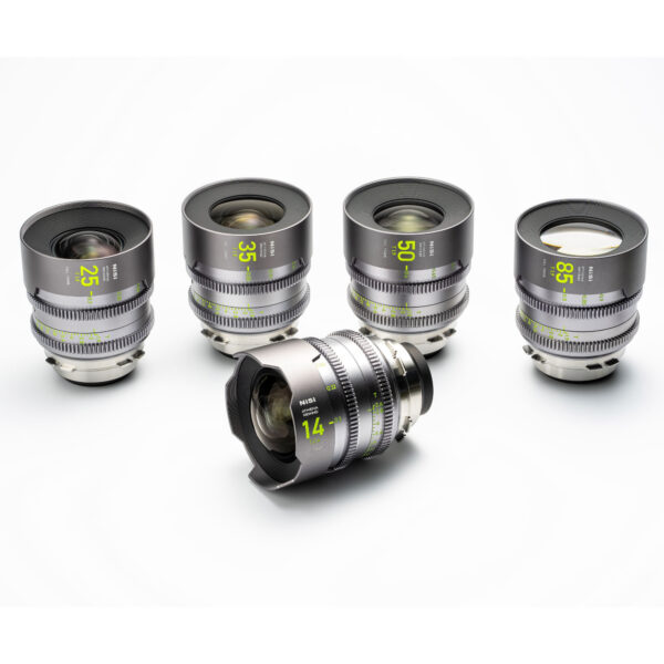 NiSi ATHENA PRIME Rewind Full Frame Cinema Lens Kit with 5 Lenses 14mm T2.4, 25mm T1.9, 35mm T1.9, 50mm T1.9, 85mm T1.9 + Hard Case (PL Mount) | NiSi Filters New Zealand | NiSi ATHENA PRIME Rewind Full Frame Cinema Lens Kit with 5 Lenses 14mm T2.4, 25mm T1.9, 35mm T1.9, 50mm T1.9, 85mm T1.9 + Hard Case (PL Mount) Athena Rewind | NiSi Filters New Zealand |
